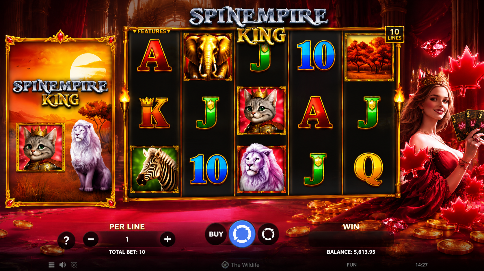 SpinEmpire King slot game